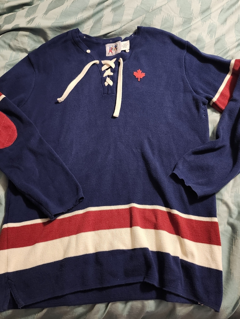T. Dalton 1980 Lake Placid Winter Olympics  Hockey Jersey Style Shirt Men’s‎ L